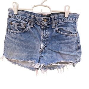 Levi’s 517 90's Vintage Red Tag Jorts Distressed Cutoff Jean Shorts Size S